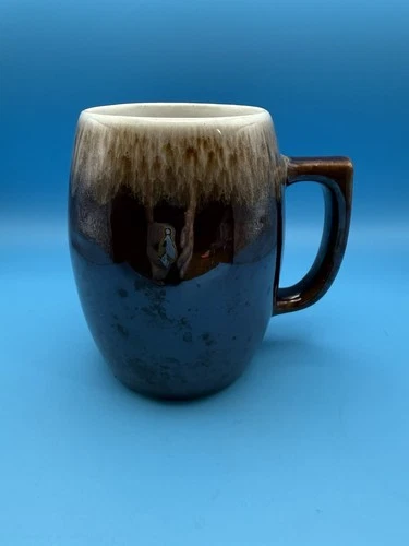 vintage McCoy Pottery brown drip glaze mug 303