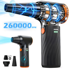 260000RPM Electric Air Duster Cordless Mini Jet Dry Blower Portable Turbo Fan US