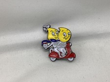 Vintage style Esso oil Drip Scooter Pin Badge