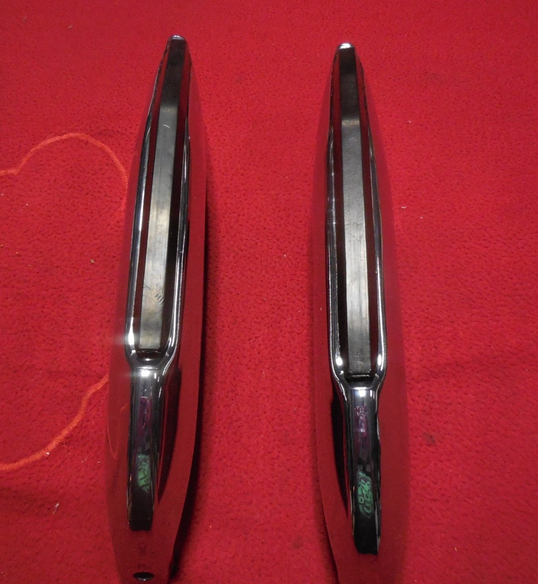 1967 Chevrolet Chevelle Malibu SS 396 factory GM front bumper guards L79 L78 M21