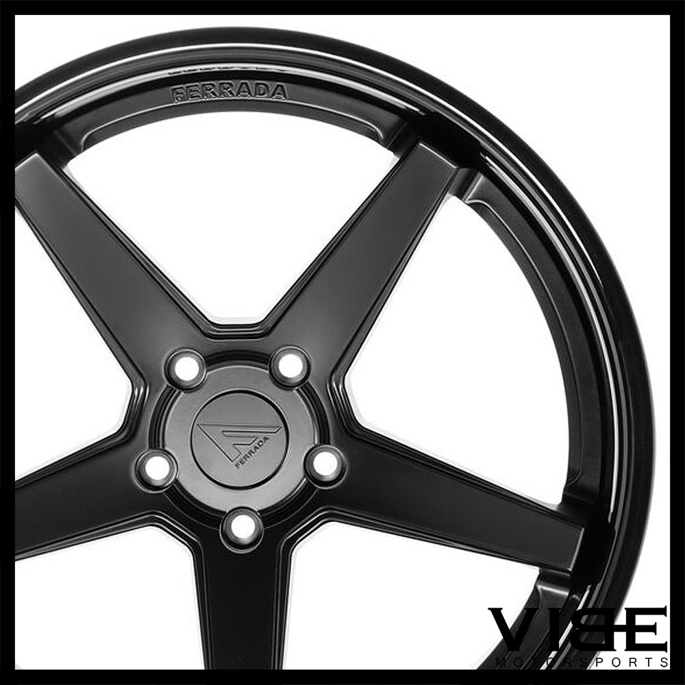 20" FERRADA FR3 BLACK CONCAVE WHEELS RIMS FITS MASERATI QUATTROPORTE