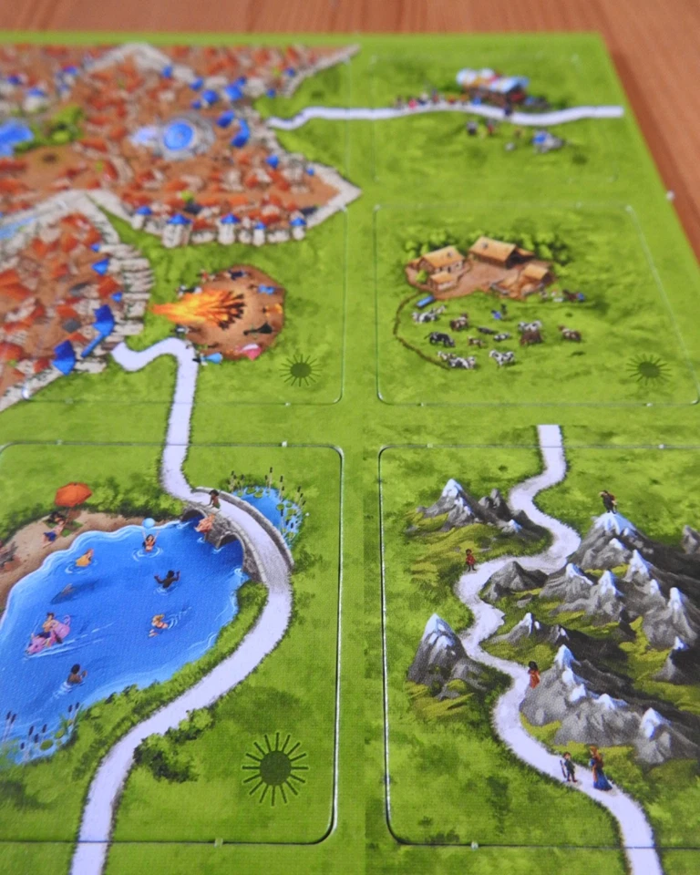 Carcassonne – Summer | 4 Seasons | Mini Expansion | New | English Rules - Image 3 of 4