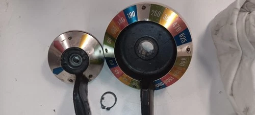 15 Inch Clausing Colchester Speed Dial Handles Both Small And Large.