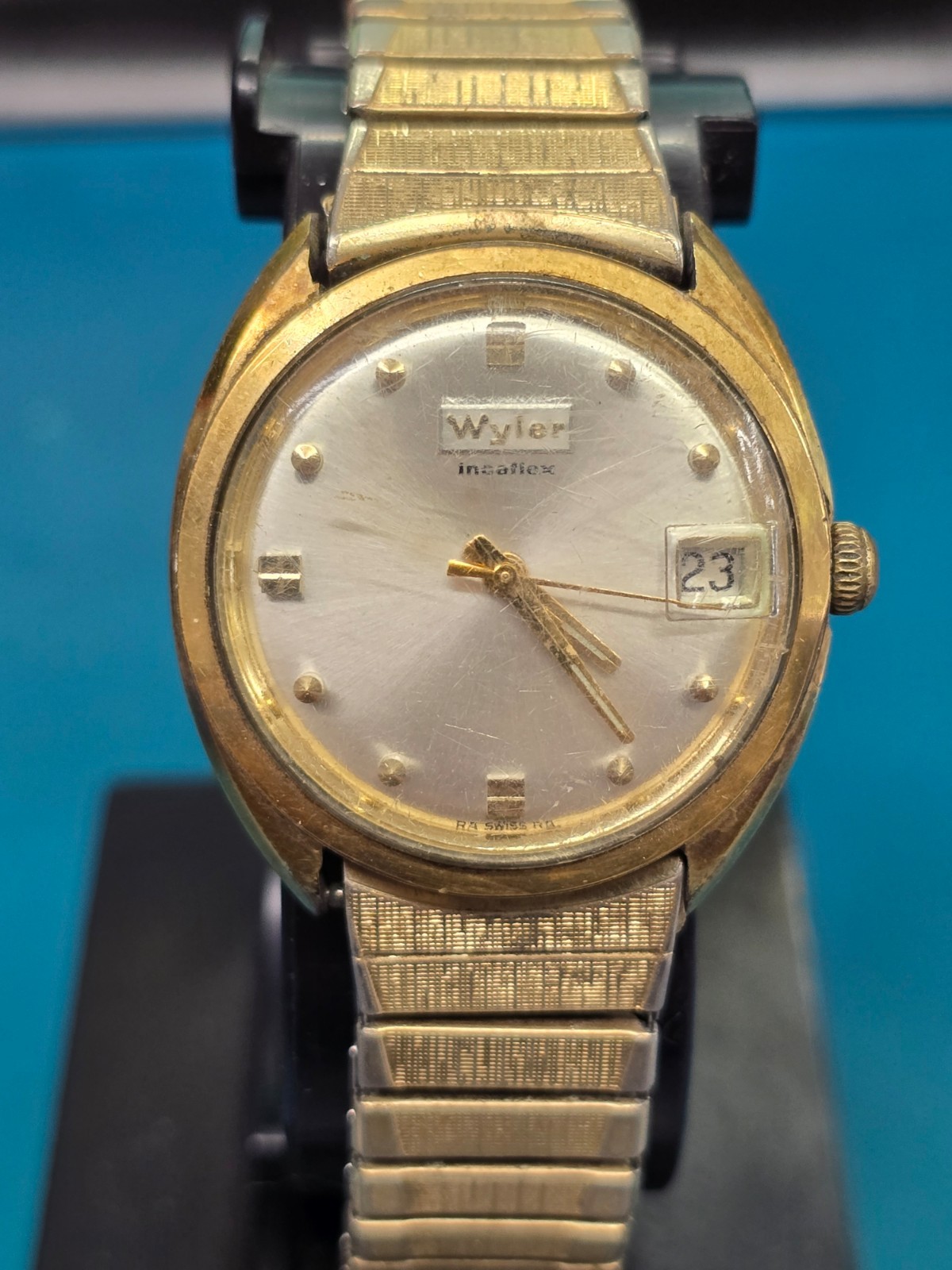 Working Wyler 3980/5MD-1122M Men's Gold Filled 32.95mm Wristwatch / PJs