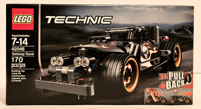 GETAWAY RACER w/ Pull Back Motor LEGO Technic Set #42046 NEW Sealed RETIRED