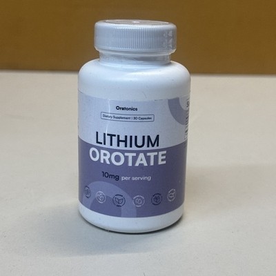 lithium orotate 10mg support mood balance, Cognitive clarity & Healthy Response