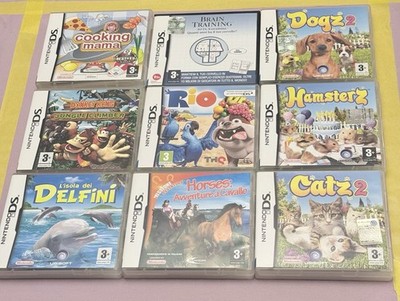 Nintendo DS Games Job Lot   Mixed Titles   Region Free ( Italian Imports)