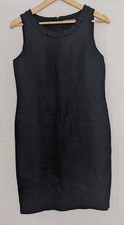 Marks & Spencer Ruffle Collar Sleeveless Cocktail Maxi Dress Black Size Small 10