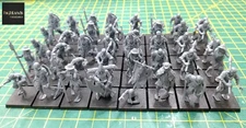 24 x Highlands Miniatures Transilvanya Zombie Warriors Inc command  (bases inc)