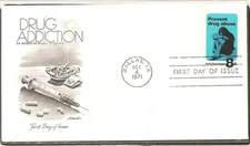 US SC # 1438 Drug Abuse FDC. Artmaster Cachet