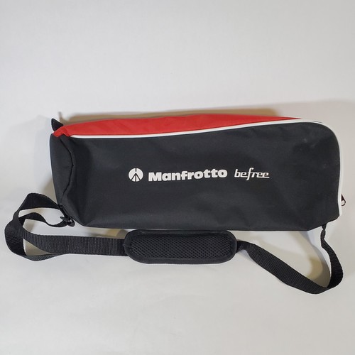 Manfrotto Befree Black Red White 1116108 Zipper Padded Camera Tripod Sling Bag