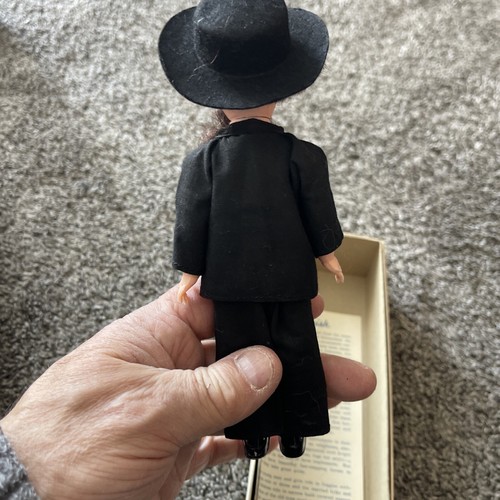 De colección. "Muñeca Amish de plástico duro / Disfraz Amish / Ojos azules / Pelo castaño 7""" - Imagen 5 de 9