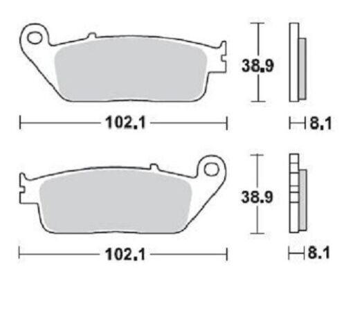 Pastiglie KYMCO Xciting 300i / 300 i R 2008-2014 / Kit anteriori BRAKING - Foto 2 di 4