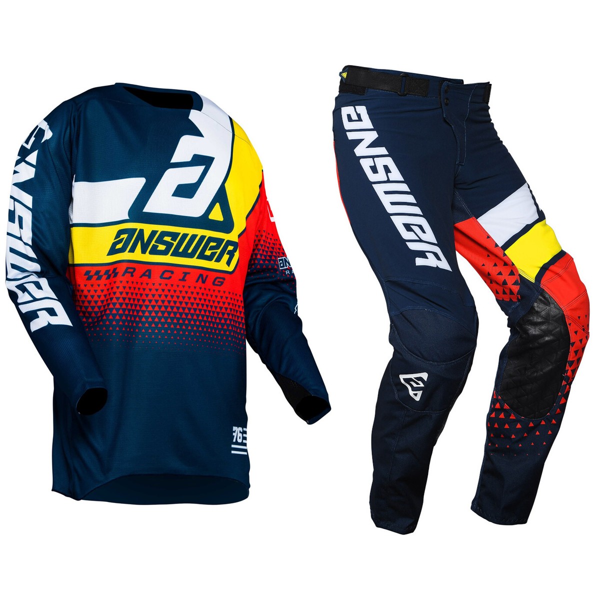 ANSWER ELITE MOTOCROSS MX KIT PANTS JERSEY - KORZA MIDNIGHT / PRO