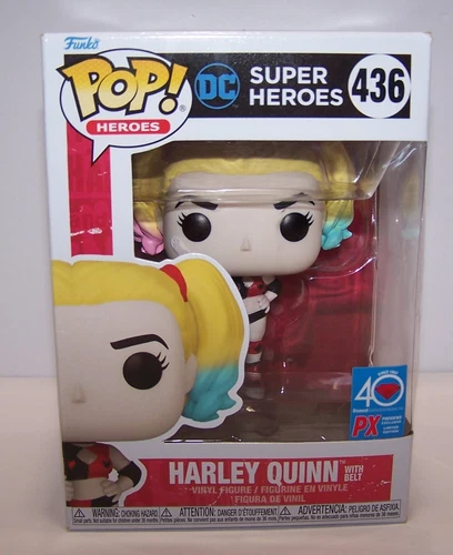 Funko Pop! DC Comics Harley Quinn with Belt #436 PX Previews Exclusive w/ PP
