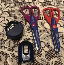 Creative Memories Scrapbook Lot - Border Scissors, Rolling Cutter, Punch Bn H1