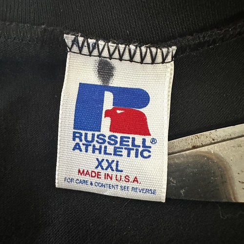 VINTAGE New York Mets Shirt Mens 2XL Black MLB Baseball Russell Athletic y2k USA - 第 7/12 張圖片