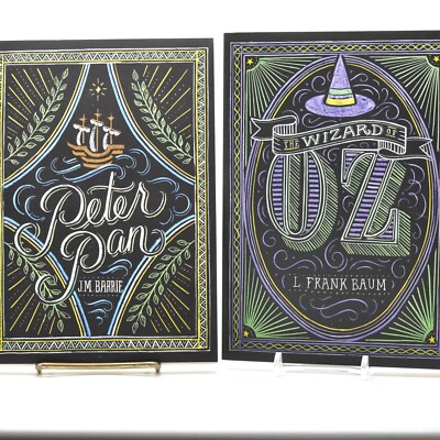 The Wizard of OZ and Peter Pan   Lot of 2 Bundled Books New and Sealed