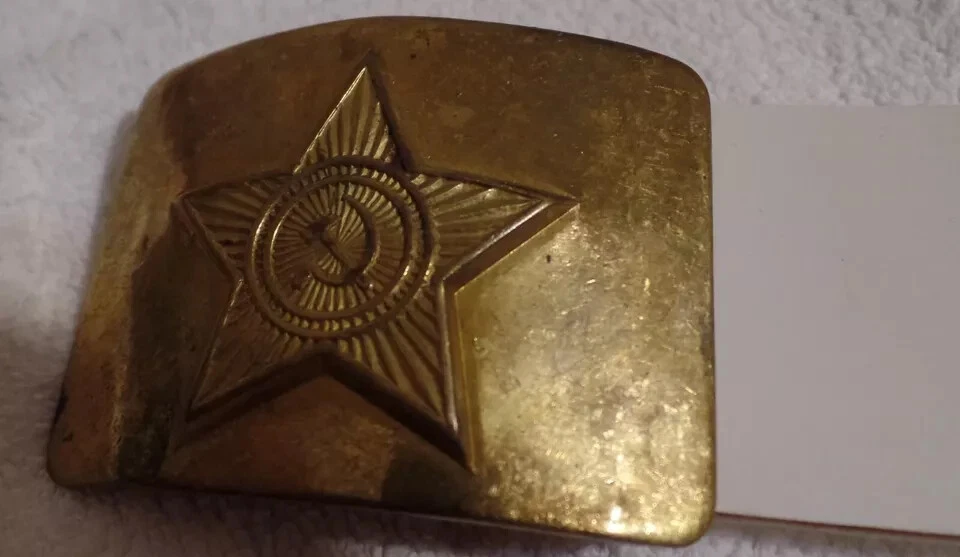 g Original army BELT USSR Russian with Star Buckle for parade Irina Spalko 4014 - Image 3 of 4