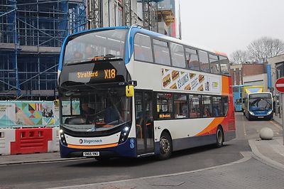 10728 SN66VWU Postkutsche 6x4 Qualität Bus Foto