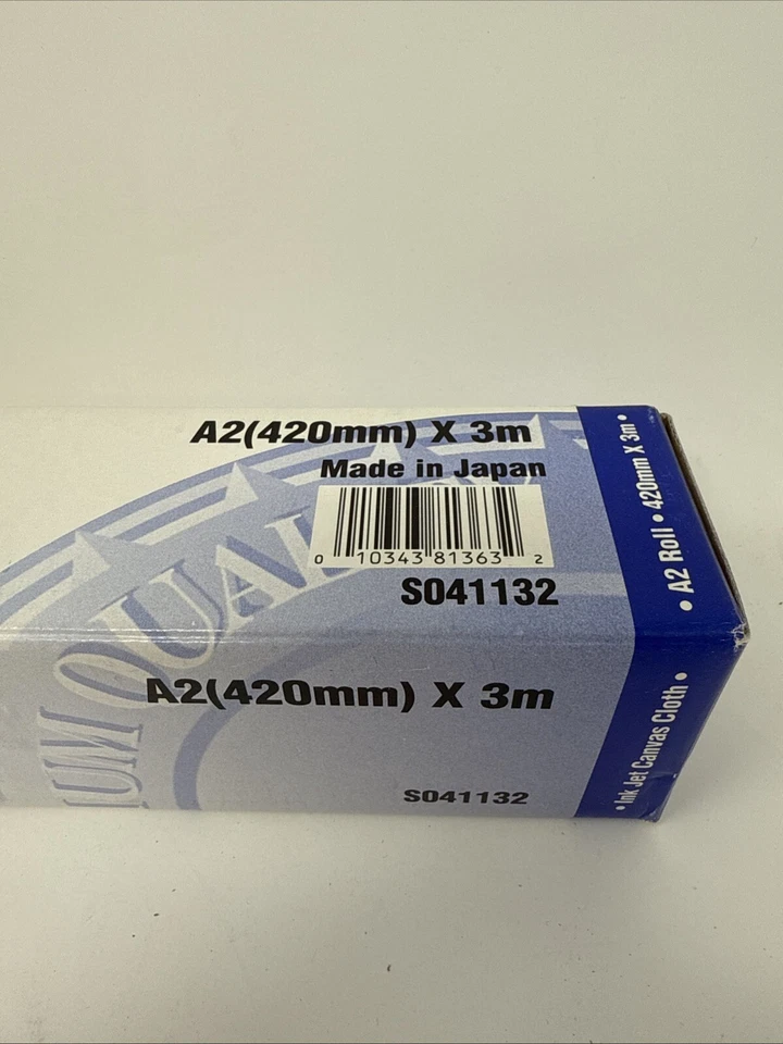 Epson Canvas Cloth A2 Ink Jet Printing Cloth/Paper Roll S041132 NEW and SEALED - Image 2 of 4