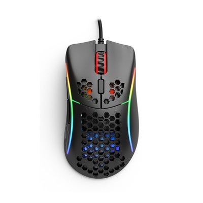 Glorious Model D Gaming Mouse RGB LED - Matte Black Lightweight Ergonomic