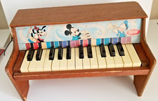 Vintage Disney Jaymar Children's Piano 25 Keys Goofy Mickey Donald
