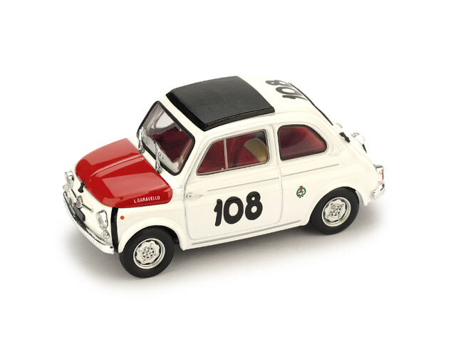 FIAT ABARTH 595ブレム500ビテス製　1／43 Diecast Model Car Scale 1:43 Brumm Fiat 595 Abarth 500 Collection