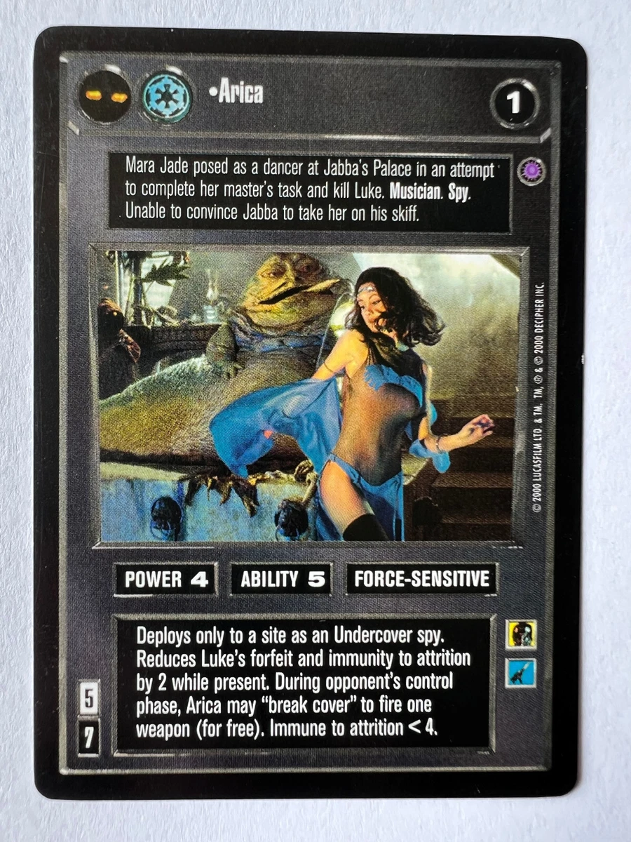 Star Wars CCG Rare Individual Collectible Card Game Cards in