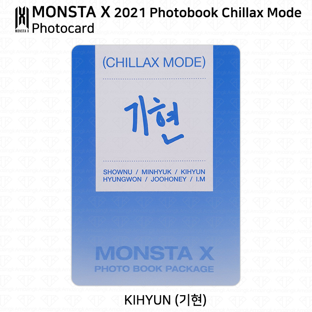 MONSTA X フォトブック MONSTA X CHILLAX 2021 PHOTO BOOK PACKAGE - Kpop USA