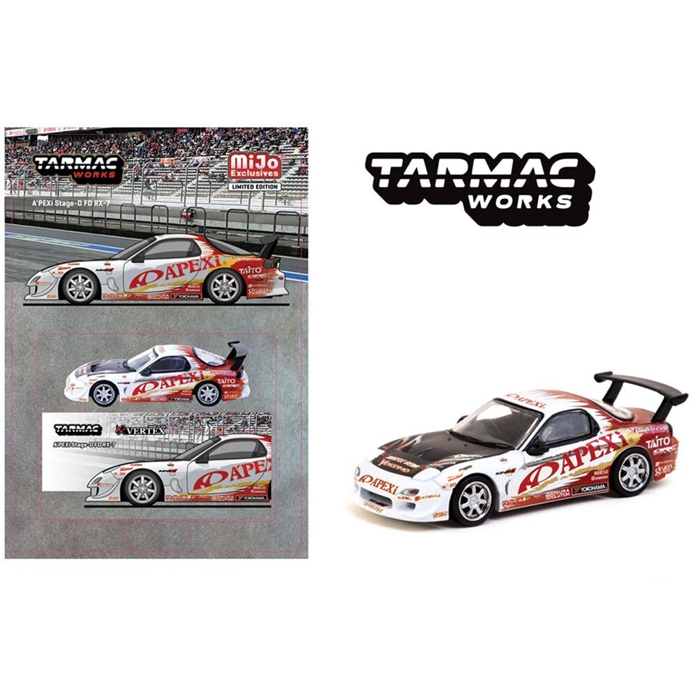 TARMAC WORKS MAZDA RX-7 香港限定 チェイス 1/64 T64G-022-AP2_a1_8ebf9e8b-4684-