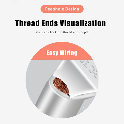 Copper Tube Terminal SC Type Battery Welding Cable Ring Lug Crimp Connectors - Picture 8 of 14
