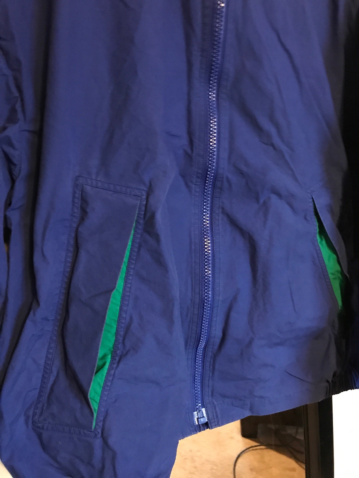 Vtg Nautica Cup Scotland Hooded Sailing Jacket Blue Size XL 90's image 2