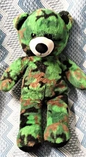 BAB Camo Camouflage Teddy Build A Bear 16" Plush Stuffed Animal