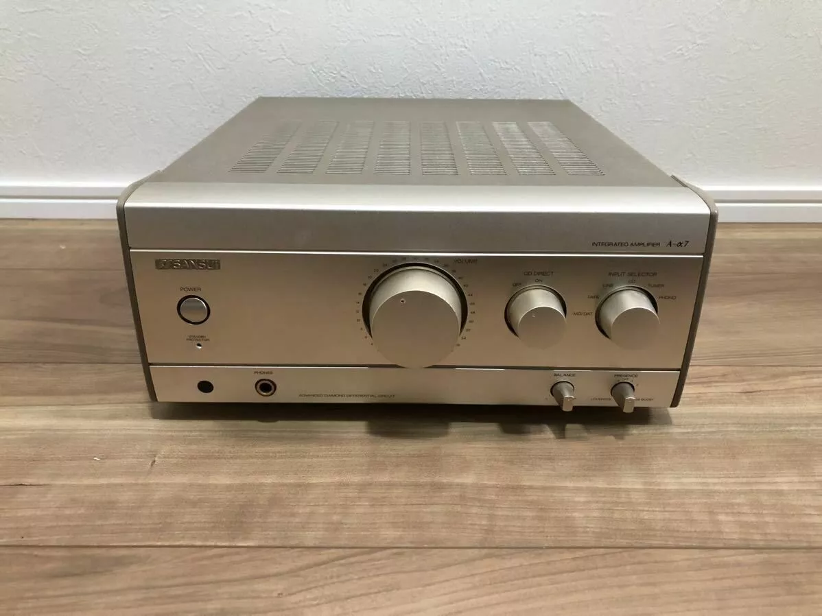 SANSUI A-α7 Integrated Amplifier One Owner Working Made in JAPAN F/S