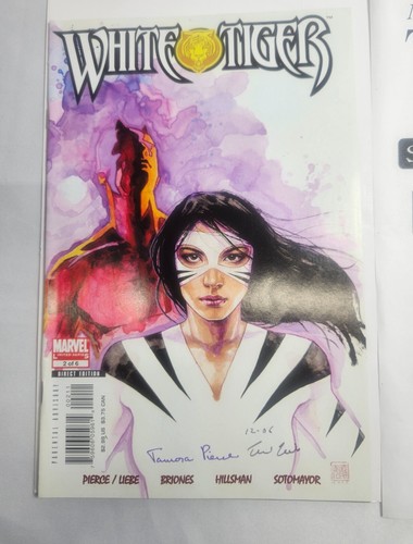 Cómic Marvel 2006 Tamora Pierce Timothy Liebe firmado White Tiger #2 - Imagen 6 de 8