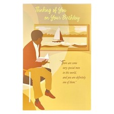 Warm BIRTHDAY African American Greeting Card FOR MAN by American Greetings   
