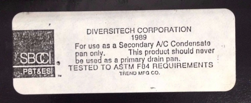 CARRIER CONDENSATE DRAIN PAN P1202748L 1270MM X 735MM X 60MM, 3/4" PVC COUPLING - image 3 of 4