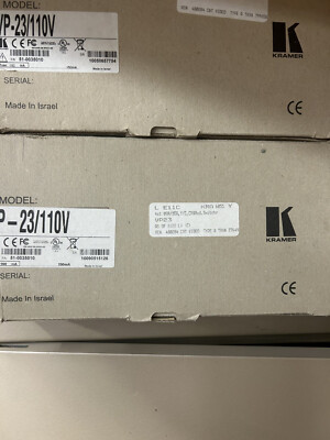 NEW Kramer VP-23 Multi Format Audio Video Presentation Switcher
