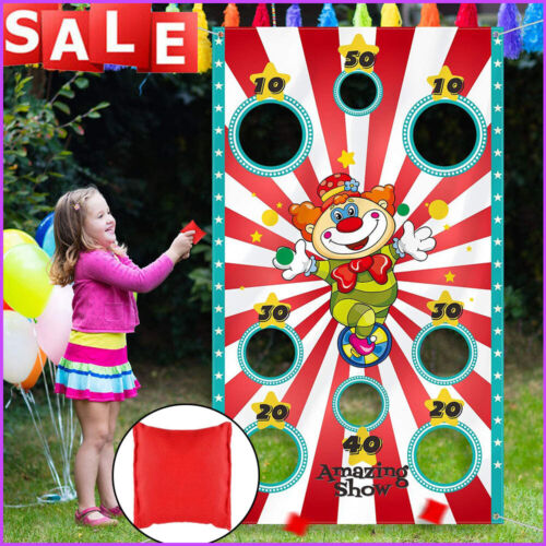 Baosity Toss Game with Bean Bags Fun Indoor & Outdoor Party Game Gift Kids Gift - Picture 1 of 8
