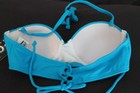 3 M New H20h Bikini Top Halter Lace Up  Turquoise Fushia Purple Bust 25-29" XS — photo 6