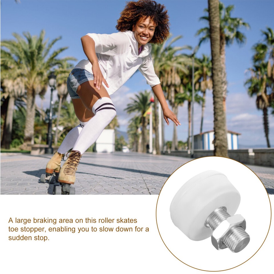 2pcs Roller Skate Stoppers Replacement Roller Skates Brakes Stoppers