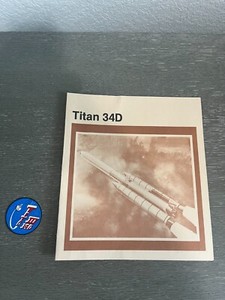 1980 Martin Marietta Titan 34D Information Booklet and Sticker