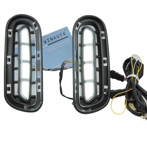 For Kia Stinger 2018-22 LED DRL Fog Lights Daytime Running Lamps Pair 2Pcs GOOD - Picture 17 of 19