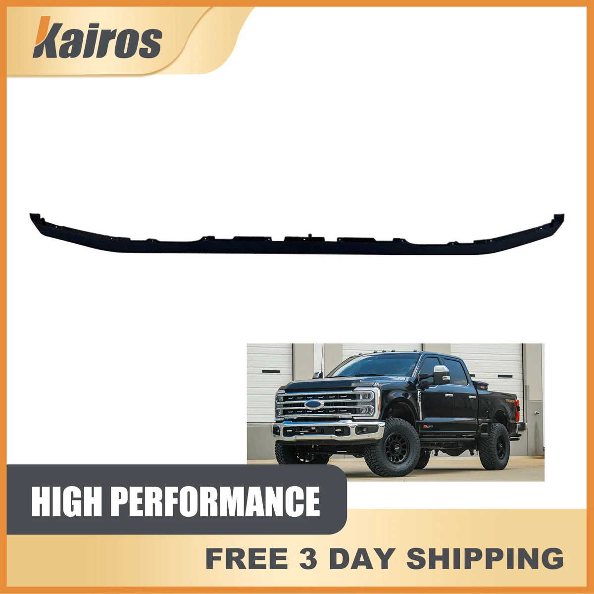 Front Upper Bumper Deflector for Ford Bronco 88-1991 FO1092107V Front Upper Bumper Deflector for Ford Bronco 88-1991 FO1092107V