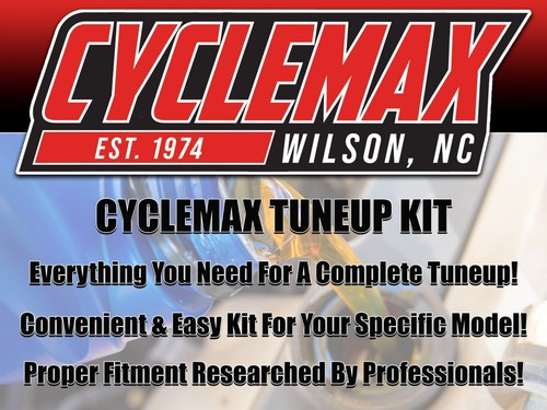 Cyclemax Semi-Synthetic Tune Up Kit w/ Spark Plugs fits 2013-2019 Suzuki VL-1500 - Foto 2 di 10