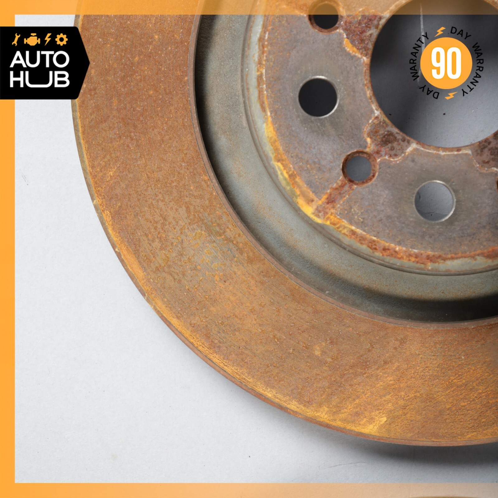 17-20 Maserati Levante M161 Rear Brake Rotors Disc Left and Right Set OEM 44k