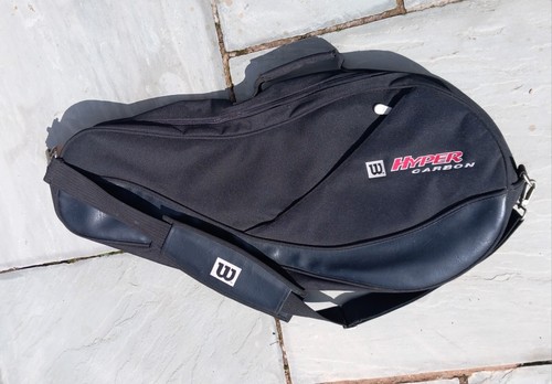 Borsa racchetta da tennis Wilson Hyper Carbon nera