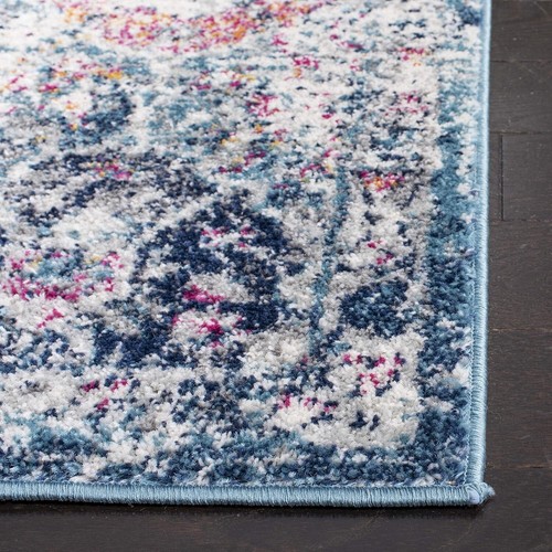 Boho Chic Area Rug 6'7" x 9'2" - Stain Resistant, Non-Shedding for High Traffic - Picture 7 of 12
