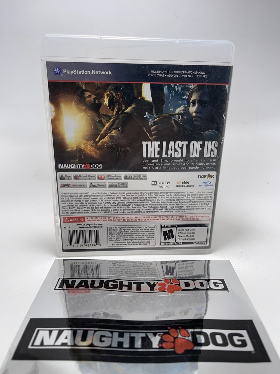 PlayStation 3 Game The Last of Us Sony PS3 Survival Horror Zombie